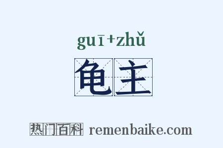 龟主是什么意思的图片